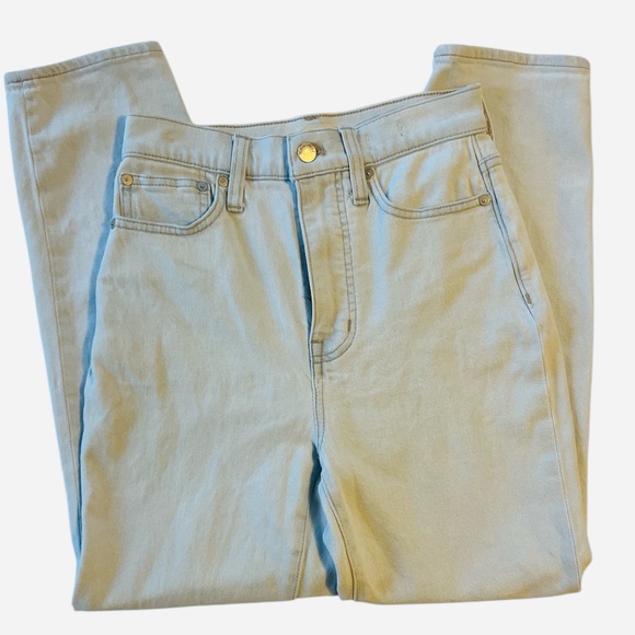 Madewell Denim - Madewell The Mom Jean High-Waisted in Bloomfield Wash Size 24